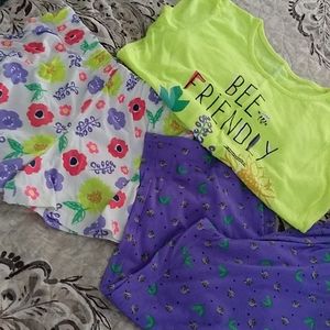 🏵Cat & Jack girls 3-pc pj set sz 14/16🏵